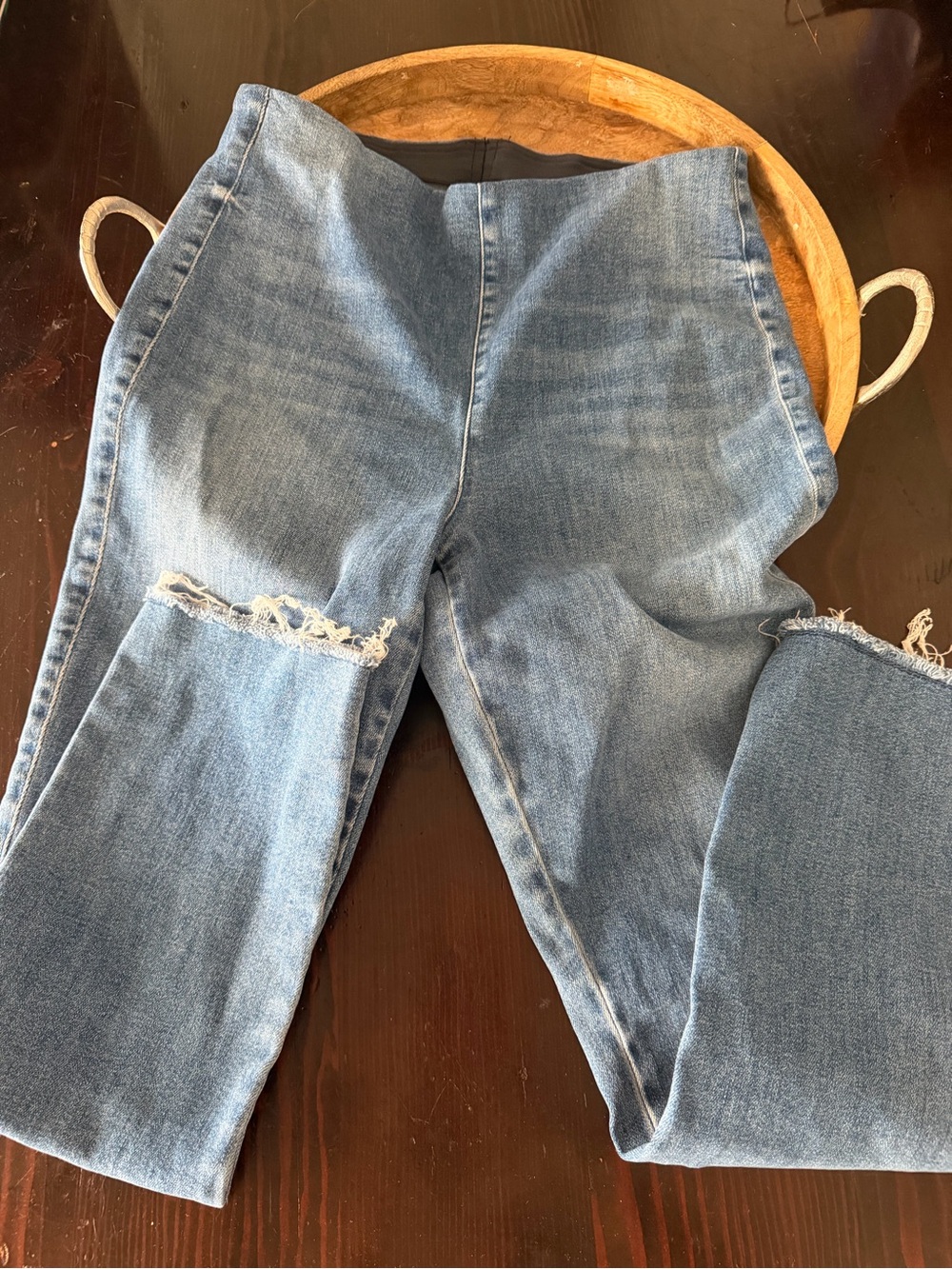 Frank & Eileen Classic Stretch Distressed Women’s Jeans Sz 30